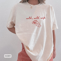 Wild Wild Wife Shirt, Western Bachelorette T-Shirt, Custom Cowgirl Bach Tee Nashville Rodeo Party T-Shirt