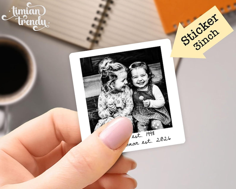 Personalized Besties Photo Ring Dish, Maid of Honor Trinket Tray, Sister Photo Jewelry Dish, Gift For Besties, Soul Sister Wedding Gift