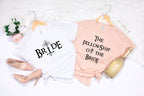 Bachelorette party shirts.Movie theme bachelorette shirt.Lord Bride.Bridesmaid tank.BRIDE OF RINGS.Bridesmaids movie bachelorette T248