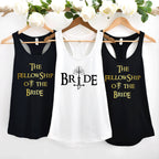 Bachelorette party shirts.Movie theme bachelorette shirt.Lord Bride.Bridesmaid tank.BRIDE OF RINGS.Bridesmaids movie bachelorette T248