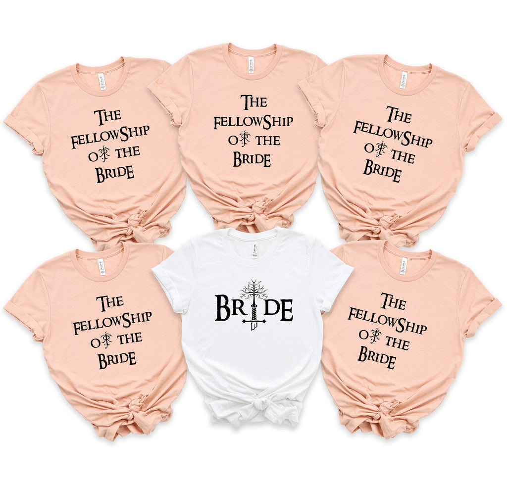 Bachelorette party shirts.Movie theme bachelorette shirt.Lord Bride.Bridesmaid tank.BRIDE OF RINGS.Bridesmaids movie bachelorette T248