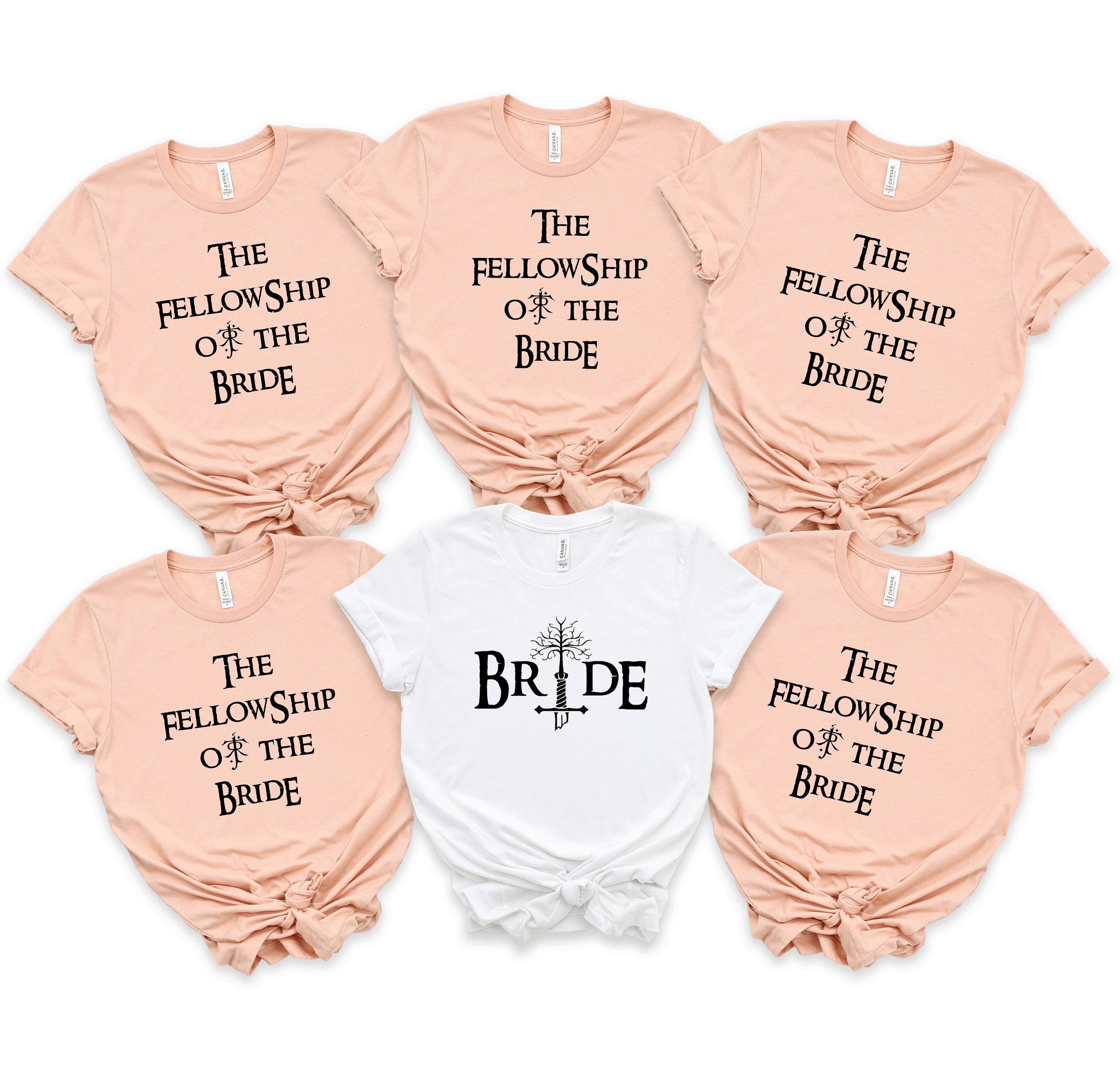 Bachelorette party shirts.Movie theme bachelorette shirt.Lord Bride.Bridesmaid tank.BRIDE OF RINGS.Bridesmaids movie bachelorette T248