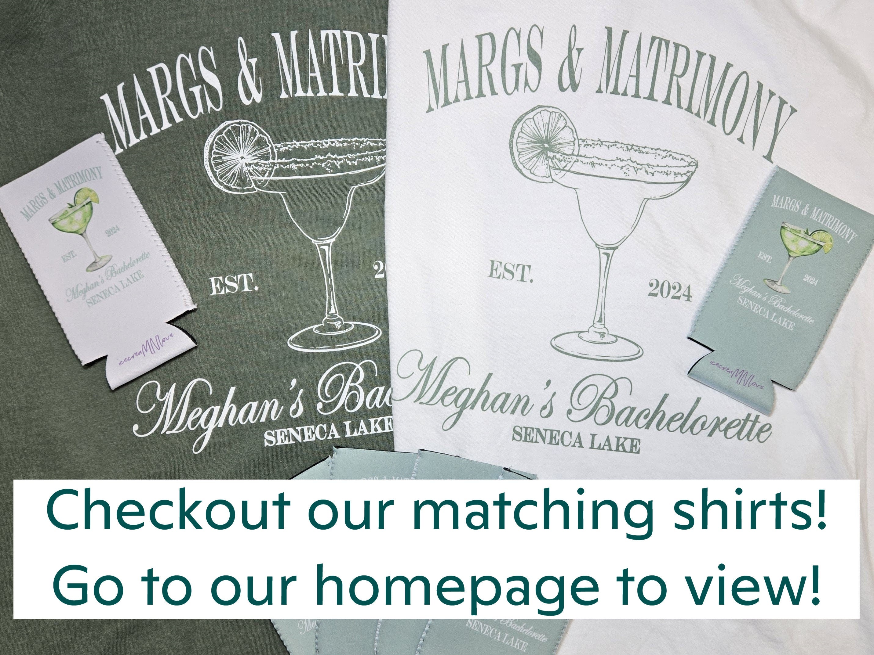 Margs and Matrimony Bachelorette Party Can Coolers - Personalized Bridal Drink Sleeves for a Fiesta - Customizable, Fun, and Stylish. MAM