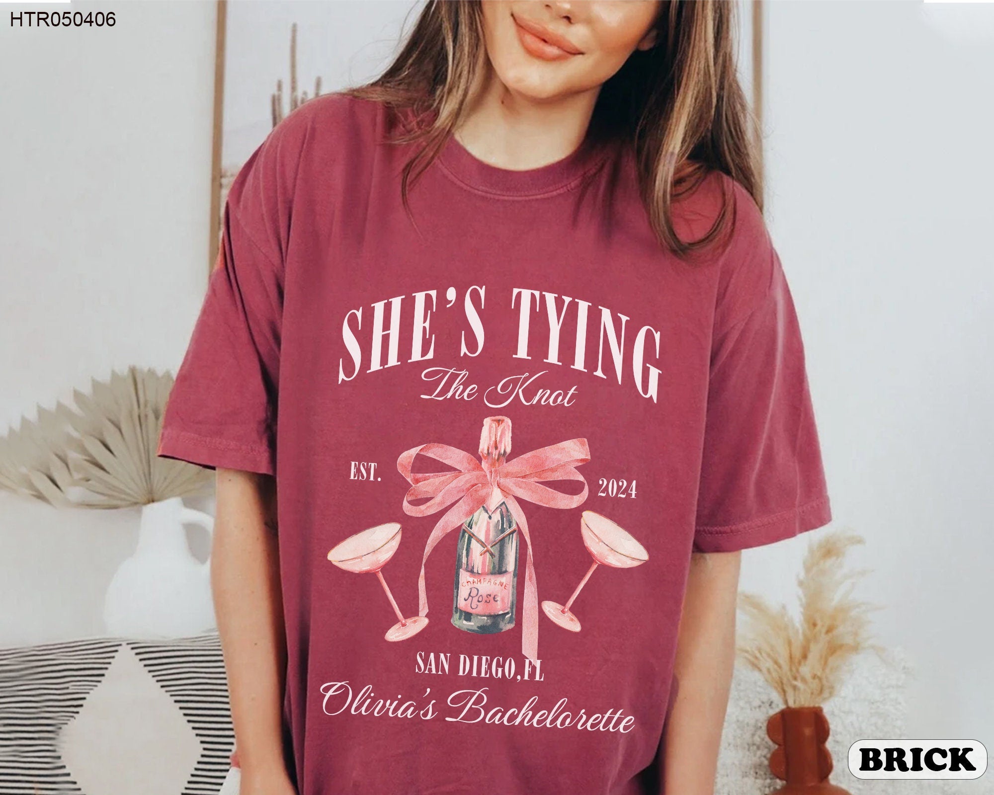 Coquette Bow Bachelorette Party Shirts, Bachelorette Party Shirts, She's Tying the Knot Shirt, Custom Bride Shirt, Bridal Party Shirts