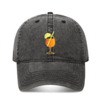 Spritz Hat,Spritz Lover Hat,Spritz Glass,Embroidered Dad Hat,Cocktail Lovers Gift Ideas,Aperitivo,Tini Time,Day Drinking,Vacation,Party Hats