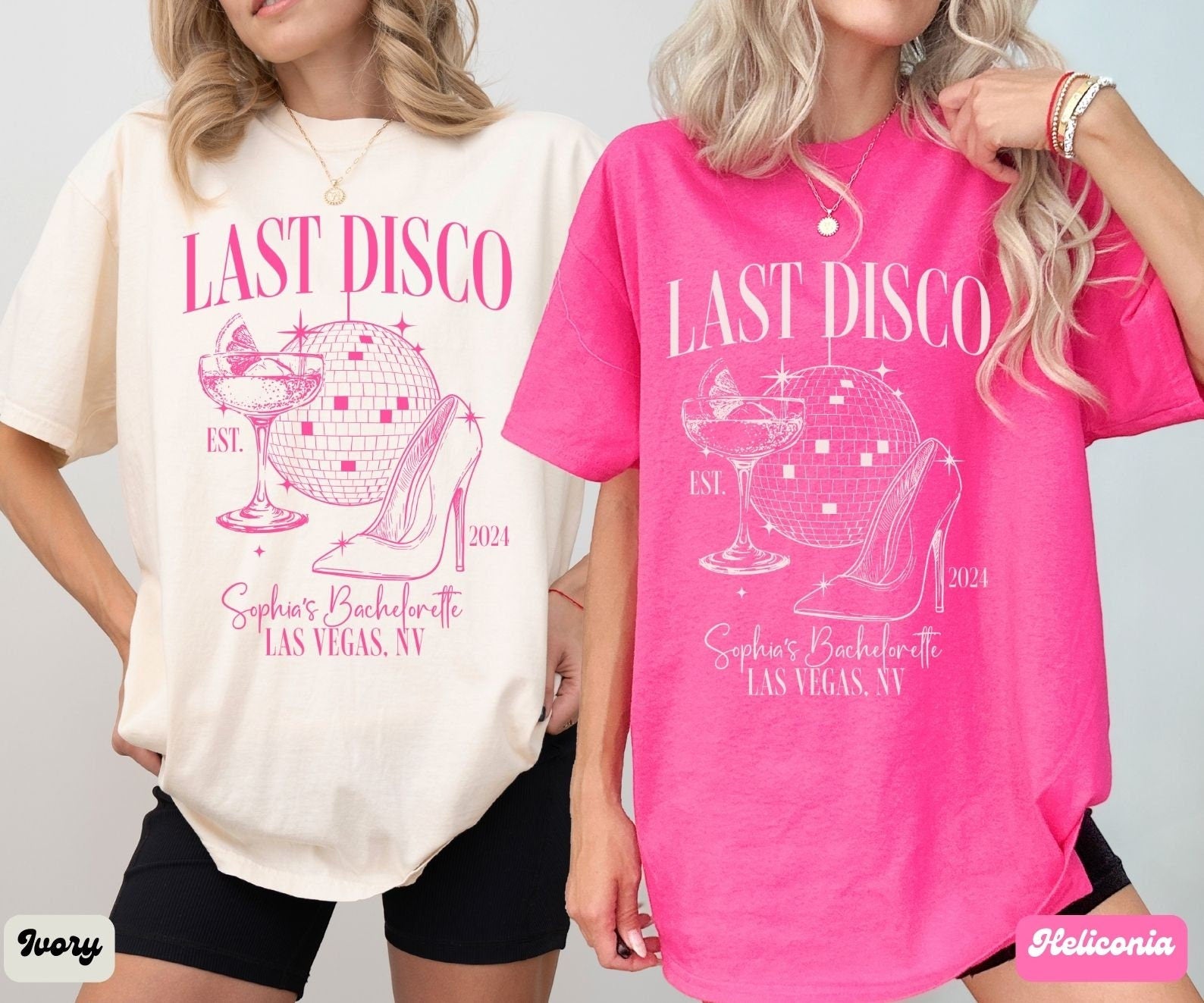 Last Disco Shirt, Custom Disco Bachelorette Party Shirts, Disco Bride Shirt, Luxury Bachelorette, Western Bach Cocktail Club Bridal Shower