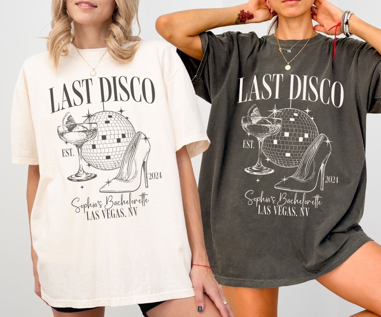Last Disco Shirt, Custom Disco Bachelorette Party Shirts, Disco Bride Shirt, Luxury Bachelorette, Western Bach Cocktail Club Bridal Shower
