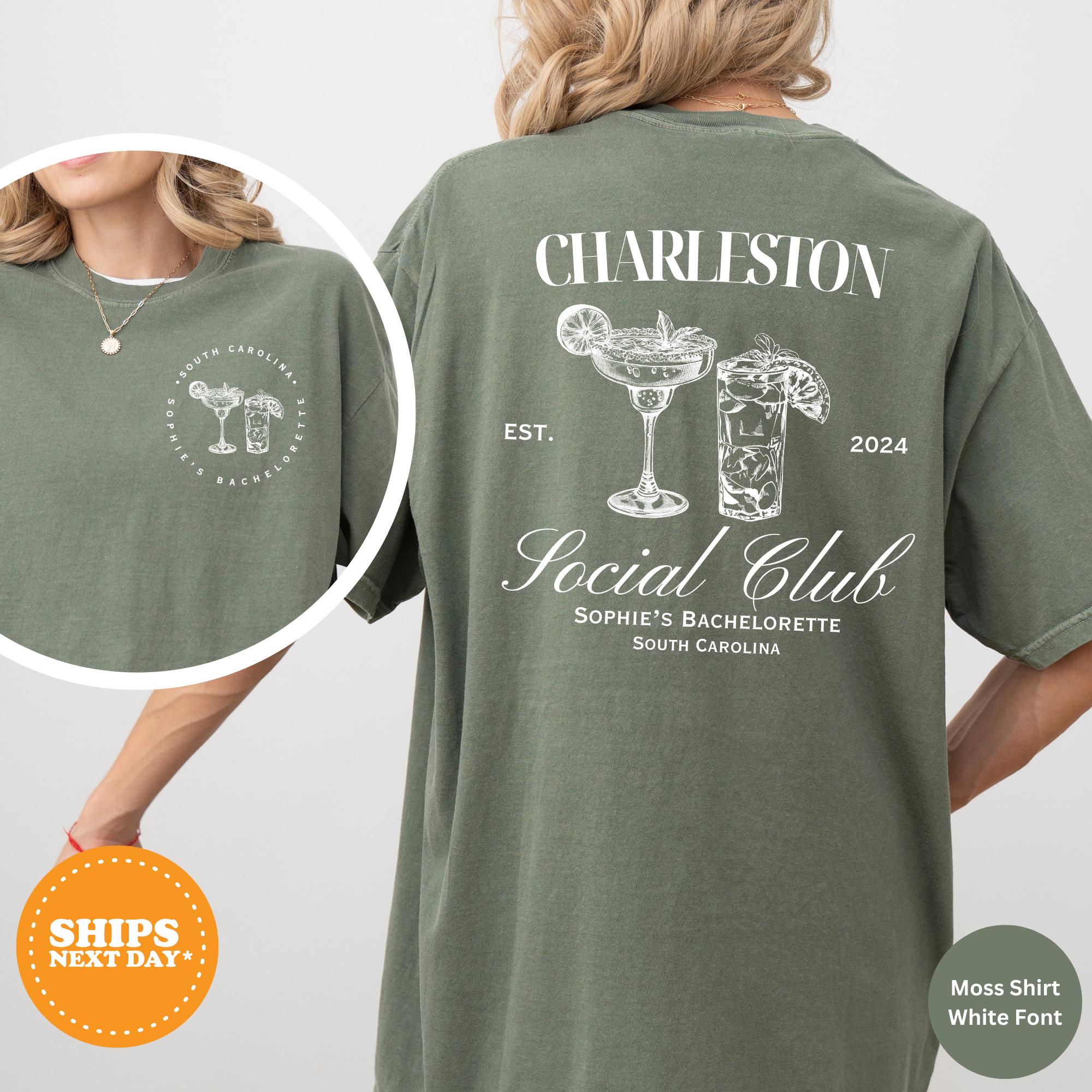 Personalized Bachelorette Shirt, Bach Trip Shirts, Bridal Party Tshirt, Charleston Bachelorette Shirt, Custom Comfort Color Bachelorette Tee
