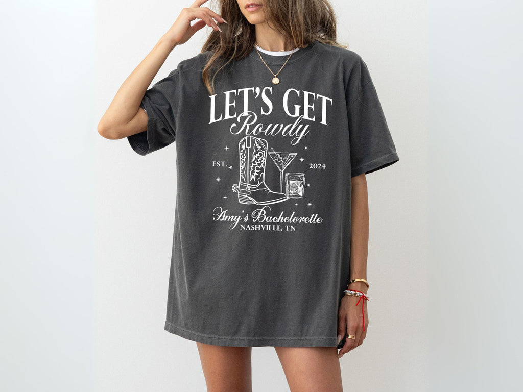 Custom Last Rodeo Bachelorette Shirt, Cowgirl Bachelorette Party Shirt for Bride, Nashville Bachelorette Shirt, Western Bach Bridesmaid Gift