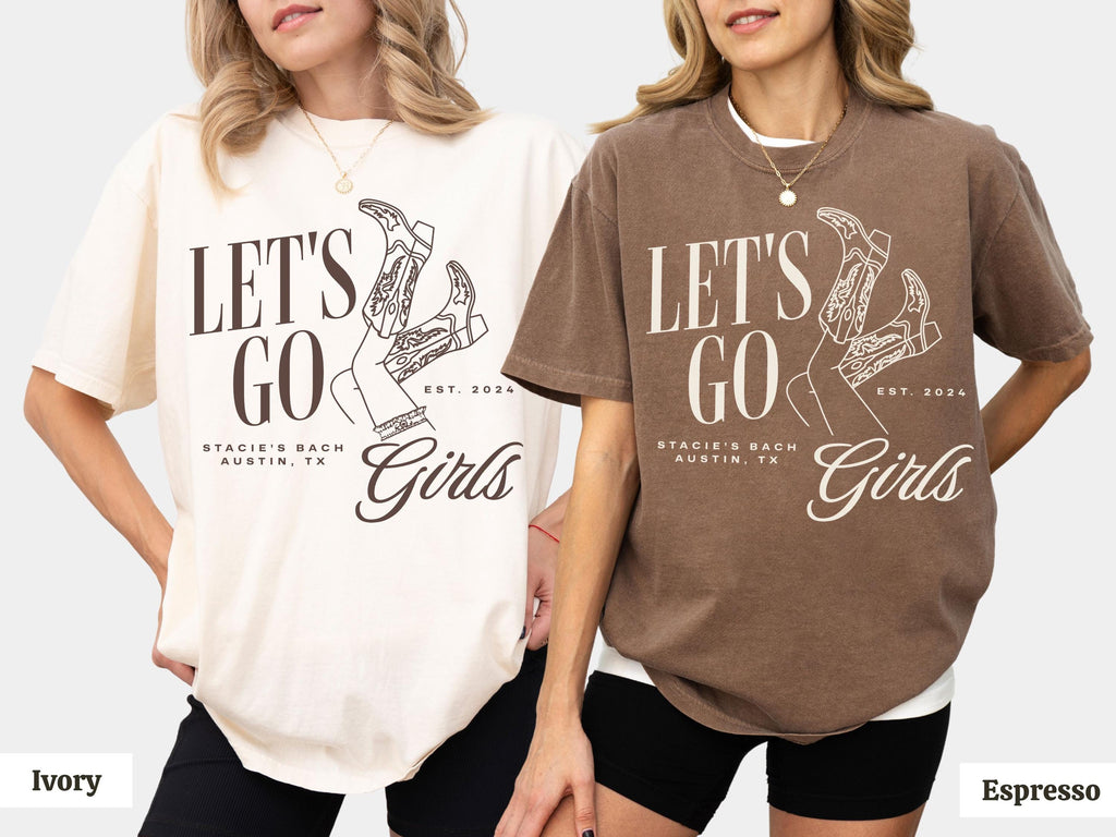 Custom Last Rodeo Bachelorette Comfort Colors Tee: Nashville Bridesmaids Gifts