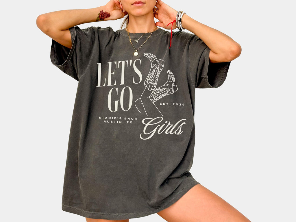 Custom Last Rodeo Bachelorette Comfort Colors Tee: Nashville Bridesmaids Gifts