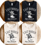 Last Rodeo EST. 2025 Shirt, Western Bachelorette Party Tee, Country Bride Shirt, Cowgirl Squad Top, Nashville Bride Outfit Idea