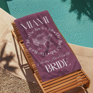 Bachelorette Beach Towels, Bachelorette Matching Towels, Bridesmaid Gift, Bride Gift, Bachelorette Party Favors, Cute Bridesmaid Gift