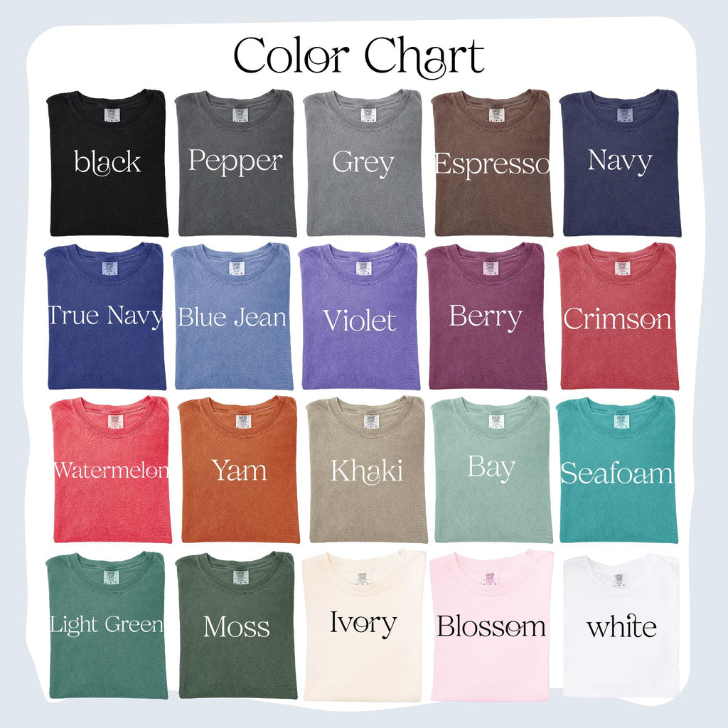 Personalized Charleston Bachelorette Comfort Colors® T-shirt Bachelorette Party Matching Shirts Bridal Gift For Bride Custom Bachelorette