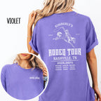 Custom Last Rodeo Bach Tour Bachelorette Party Shirt Comfort Colors Nashville Bachelorette Tour Shirt Country Bachelorette Cowgirl Bride Tee