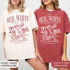 American Bachelorette Party Shirts, Red White and Blue Fourth of July Bachelorette Shirt, Custom Patriotic Crew Bride 4th of July Bach Club