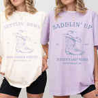 Custom Last Rodeo Bachelorette Tee: Cowgirl Bridal Party Shirt