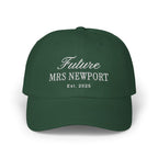 Personalized Future Mrs Embroidered Hat, Custom Engagement Gift, Bride Hat, Newly Engaged, Custom Fiance Gift, Bachelorette Hat
