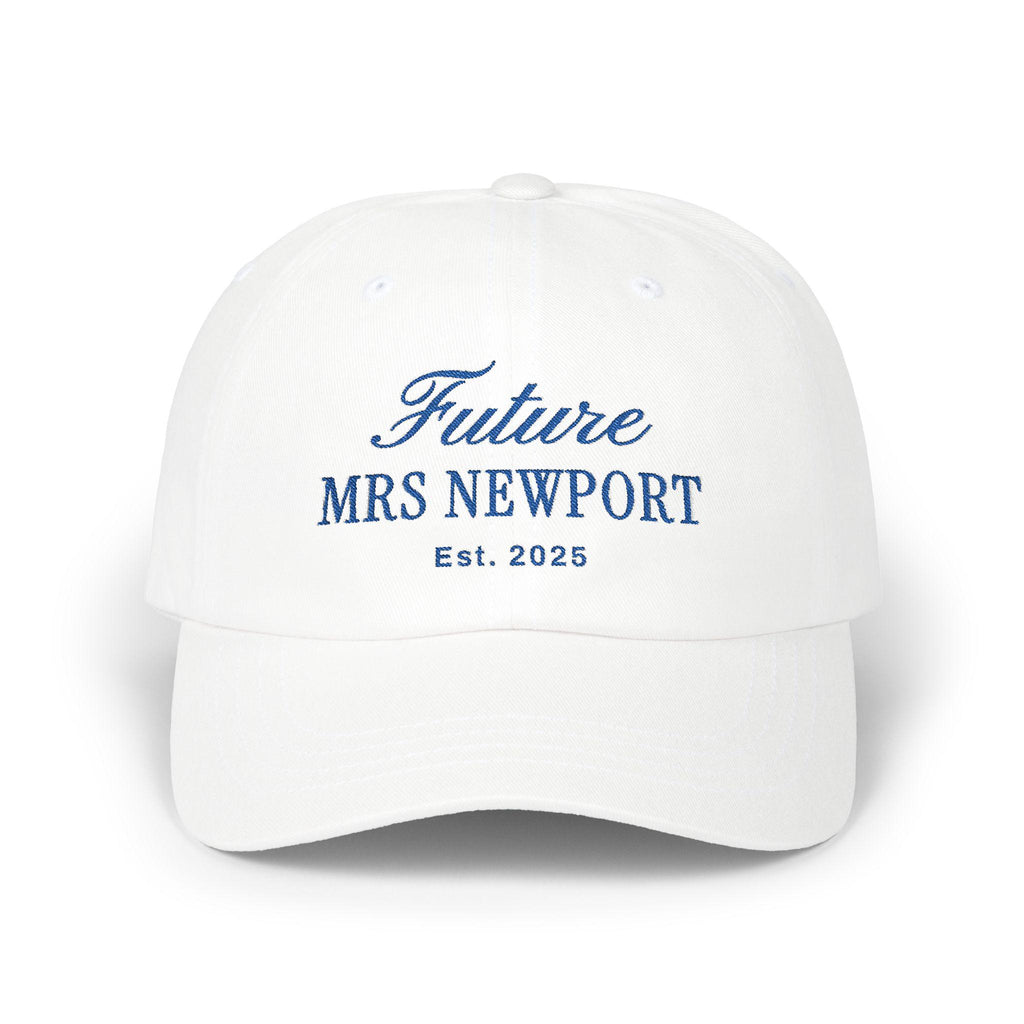 Personalized Future Mrs Embroidered Hat, Custom Engagement Gift, Bride Hat, Newly Engaged, Custom Fiance Gift, Bachelorette Hat