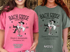 Comfort Colors bachelorette shirt,Personalized Bride Shirt,Bachelorette Shirt,Coquette Bow Bach Party,Bride Goose shirt,Bachelorette Goose