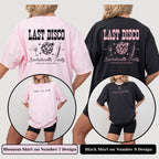 Comfort Colors Custom Last Disco Bachelorette Party Shirts Matching Bridal Shower Hen Party Gift for Bride To Be Bridesmaids Bride Squad