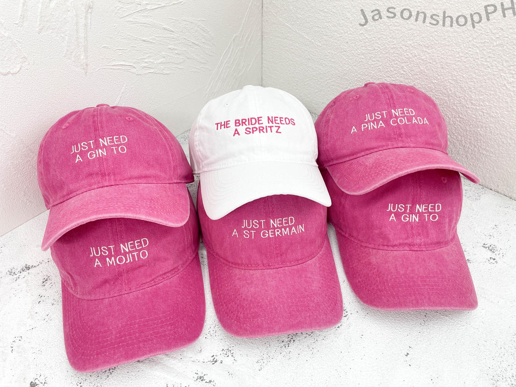 Custom Bride Cap Personalized Bachelorette Party Hat, Bride Squad Embroidered Baseball Cap, Bridesmaid Team Bride Hat, EVJF Wedding Gift