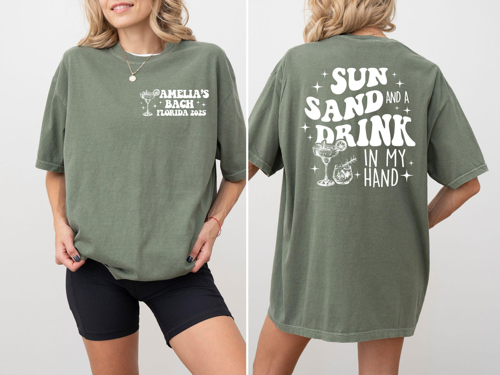 Custom Beach Bachelorette Party Shirts, Bridal Shower Gift