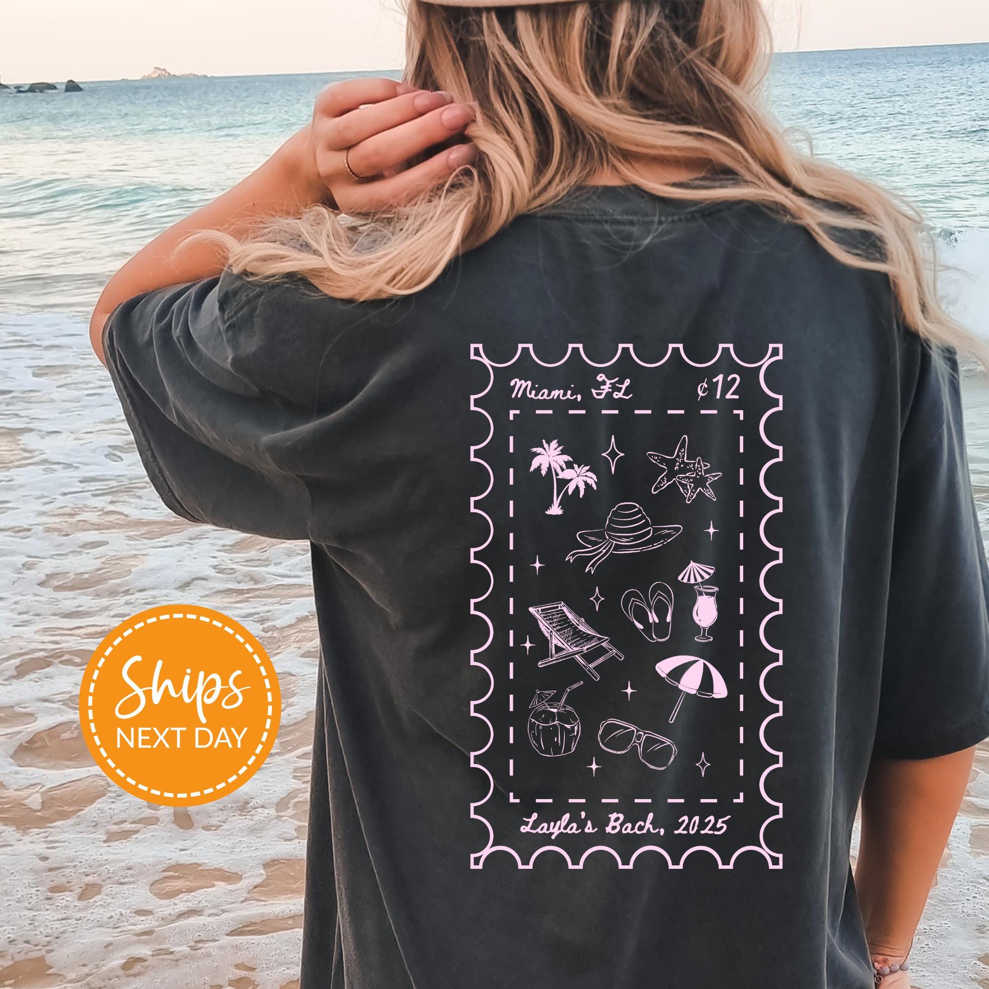 Beach Bachelorette Shirts, Charleston Bachelorette Shirt, Beach Bridal Party Gifts, Personalized Girls Weekend, Custom Bride Comfort Colors