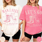 Bachelorette Party Shirts, Nashville Bachelorette, Man I Feel Like a Bride, Cowgirl Bach Party, Rodeo Bachelorette Shirts, Western Bride