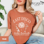 Comfort Colors® Last Disco Bachelorette Shirts, Disco Bride Custom Shirt, Personalized Bachelorette Shirts