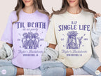 Til Death Do Us Party T-Shirt, Halloween Bachelorette, Gothic Bride