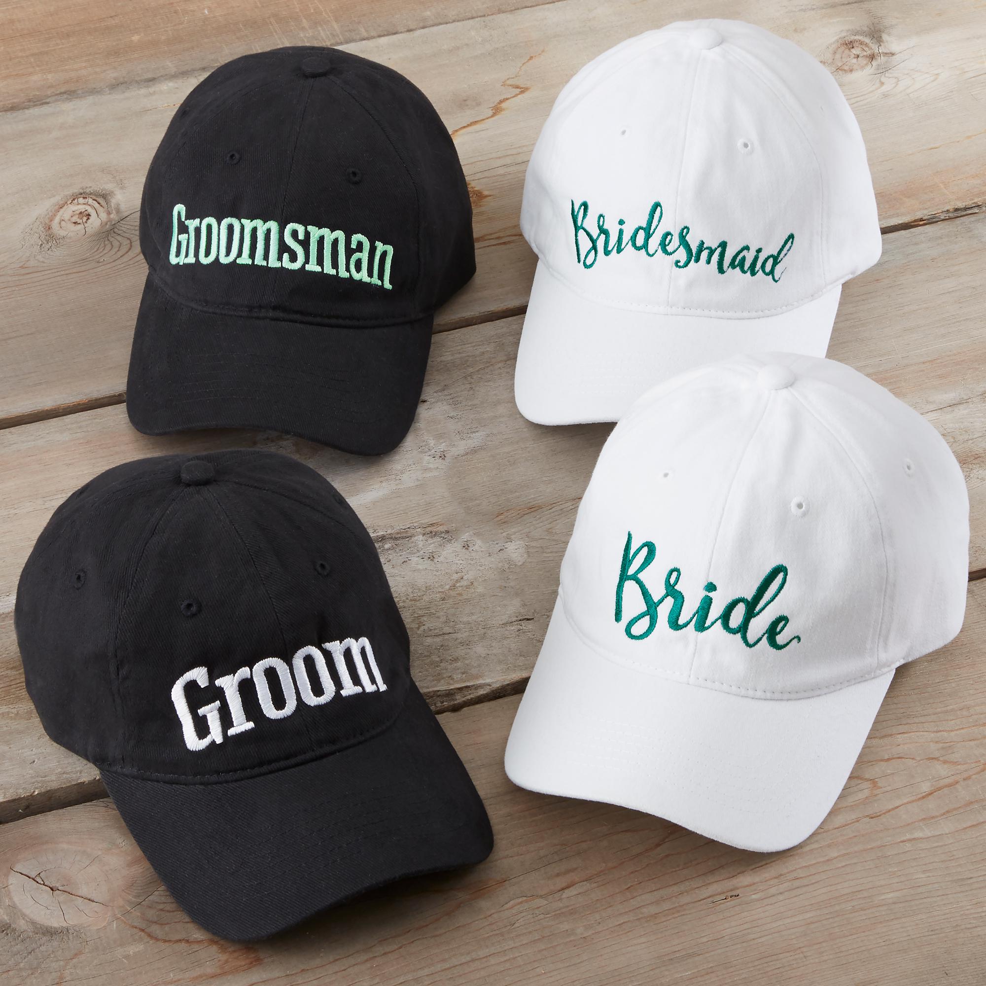 Custom Embroidered Bride Hat – White Baseball Cap for Bridal Party – Bachelorette Party Gift – Personalized Trucker Hat for Bride to Be