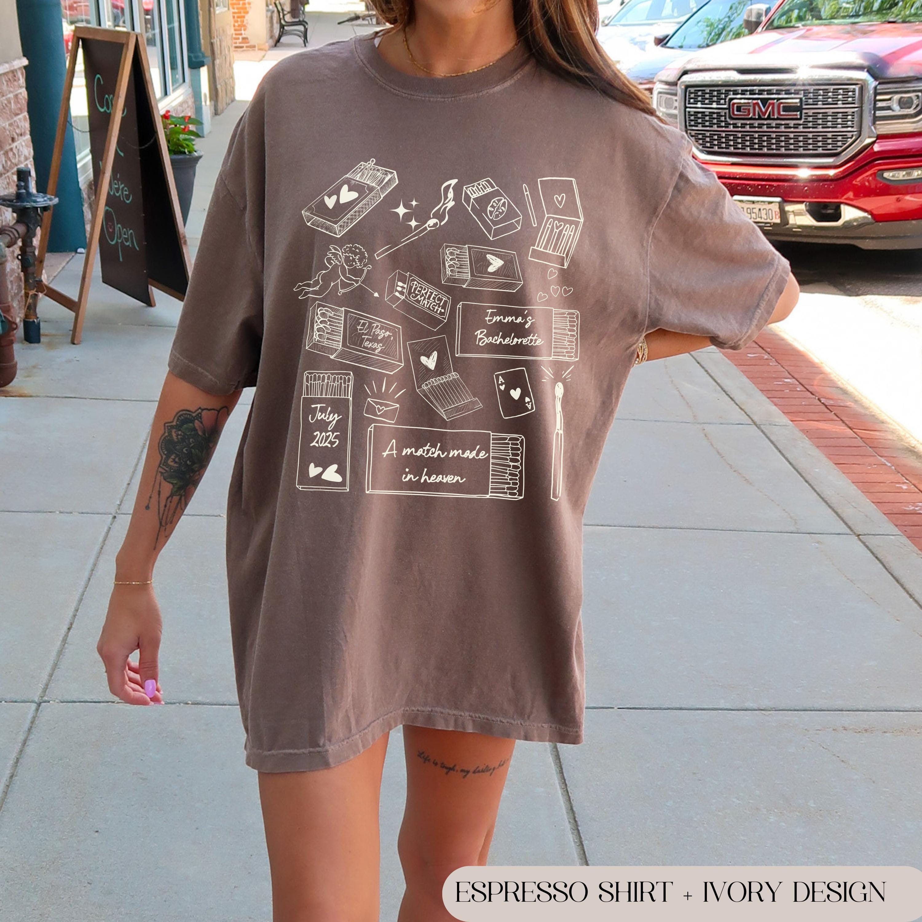 Bachelorette Party Shirt, Custom Bachelorette Shirt, Bride To Be, Bridal Gift, She Found Her Perfect Match, Personalized Luxury Bachelorette