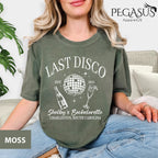 Comfort Colors® Last Disco Bachelorette Shirts, Disco Bride Custom Shirt, Personalized Bachelorette Shirts