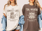 Til Death Do Us Party T-Shirt, Halloween Bachelorette, Gothic Bride
