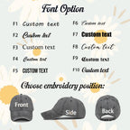 Personalized Bride Squad Hat, Custom Bachelorette Party Baseball Cap, Bridal Shower Gift for Bridesmaids