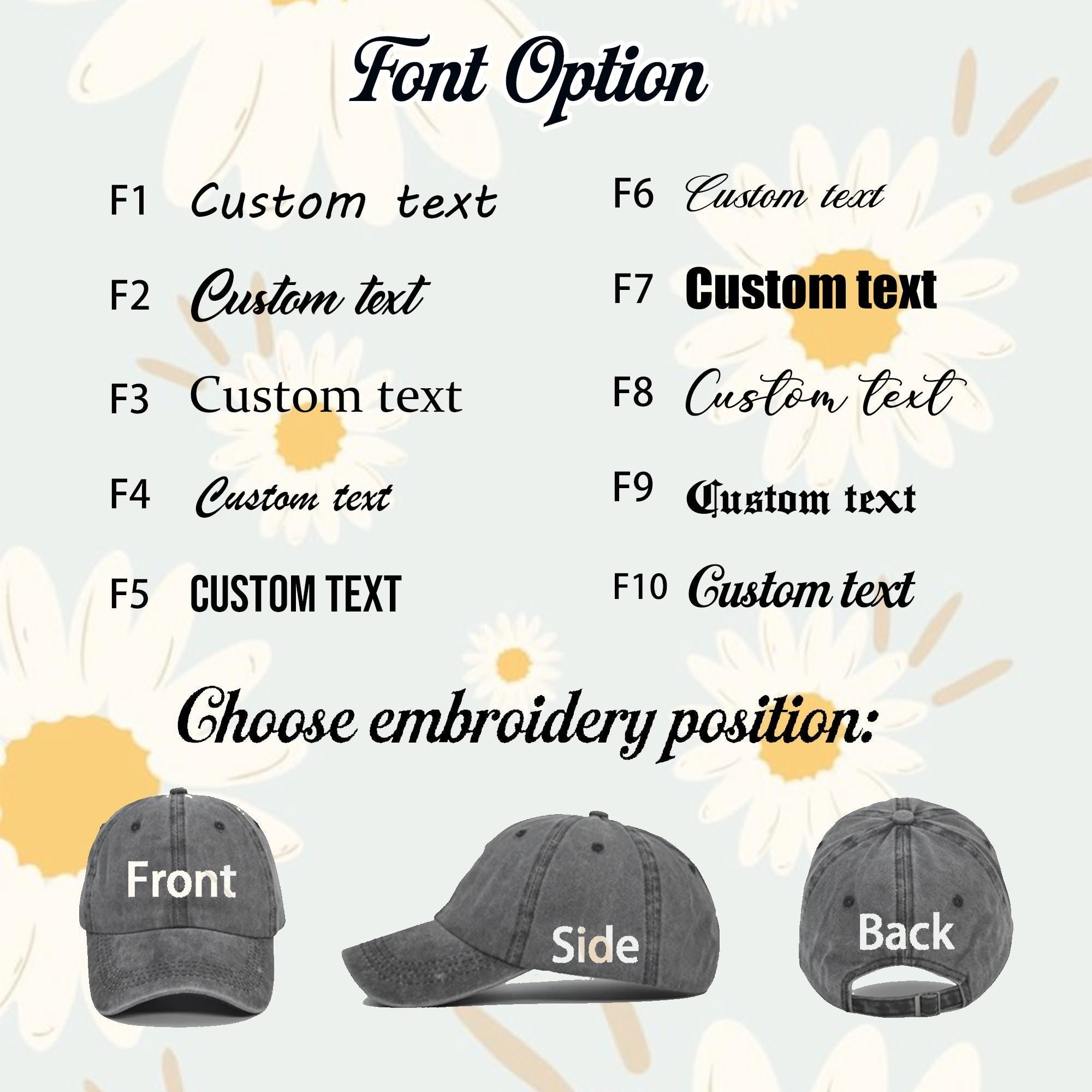 Personalized Bride Squad Hat, Custom Bachelorette Party Baseball Cap, Bridal Shower Gift for Bridesmaids