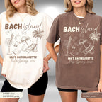 Bach Island Bachelorette Party Shirts: Custom Comfort Colors Tees