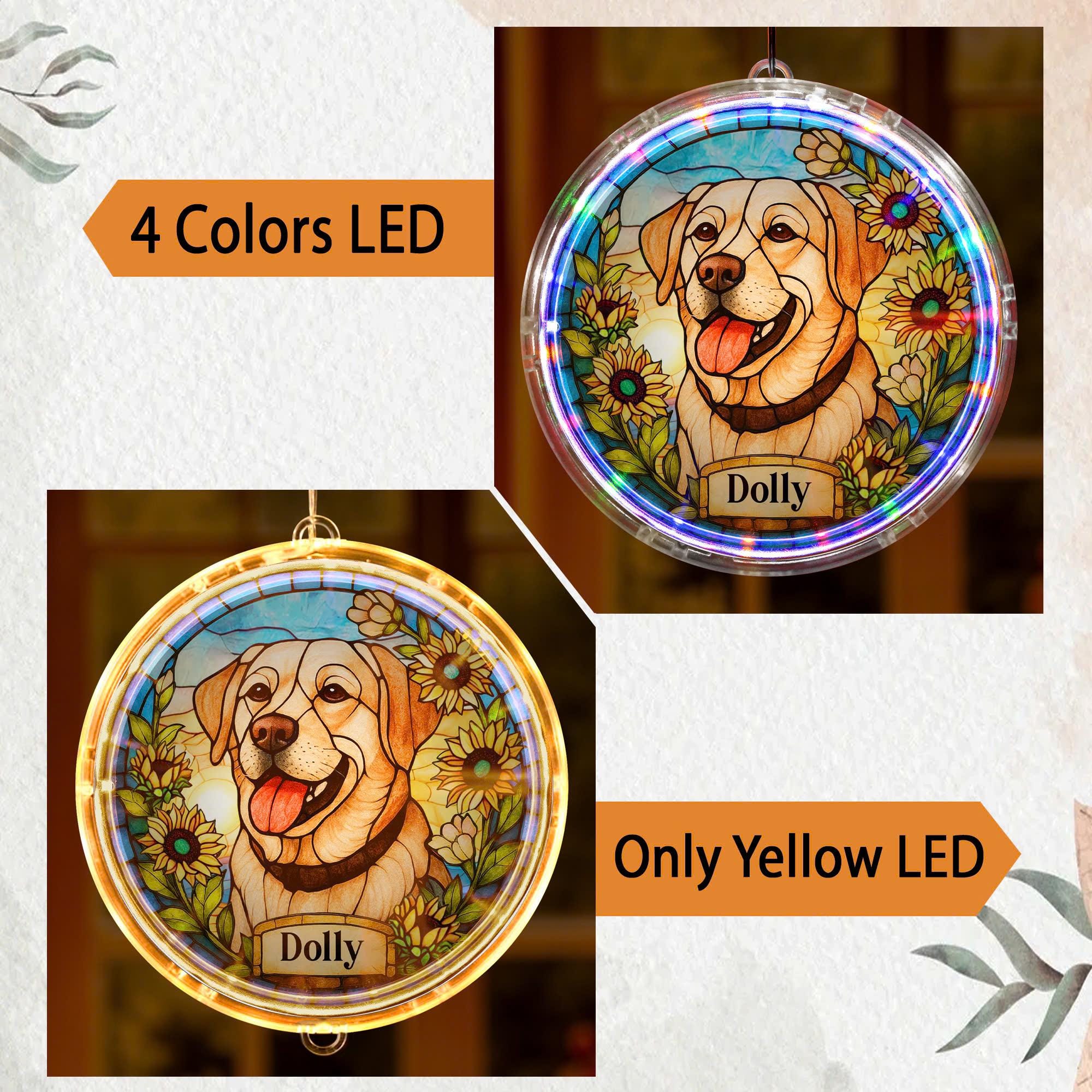 New! Custom Pet Portrait LED Hanging Light Lamp, Loss of Dog Gift, Puppy Loss Gift, Pet Memorial Gift, Puppy Loss Gift, Christmas Decor 2025