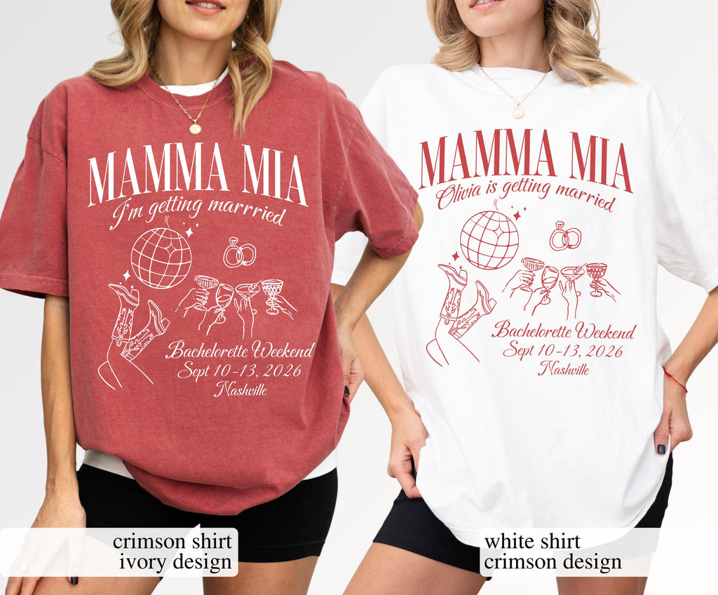 Mamma Mia Bachelorette Shirts, She Found Her Honey Honey Dancing Queens Brides Last Disco Bach Shirts Gift for Bridesmaid Disco Shirts