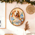Custom Pet Portrait Wall Art, Pet Memorial Gift, Custom Guinea Pig Portrait Wooden Hanging, Pet Loss Sympathy Gift, Hamster Memorial Gift