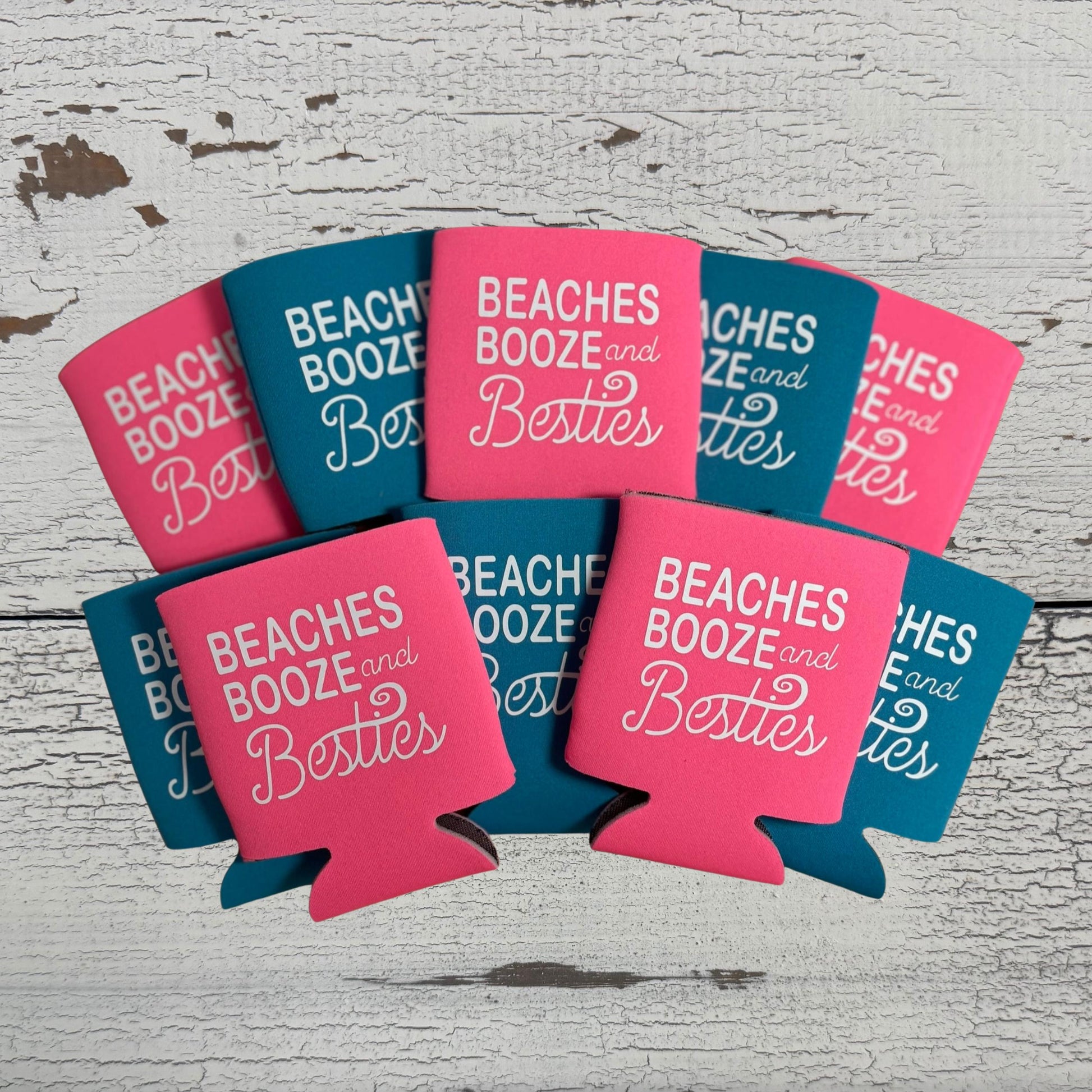 Custom Can Coolers: Personalized Wedding, Bachelorette Party Favors