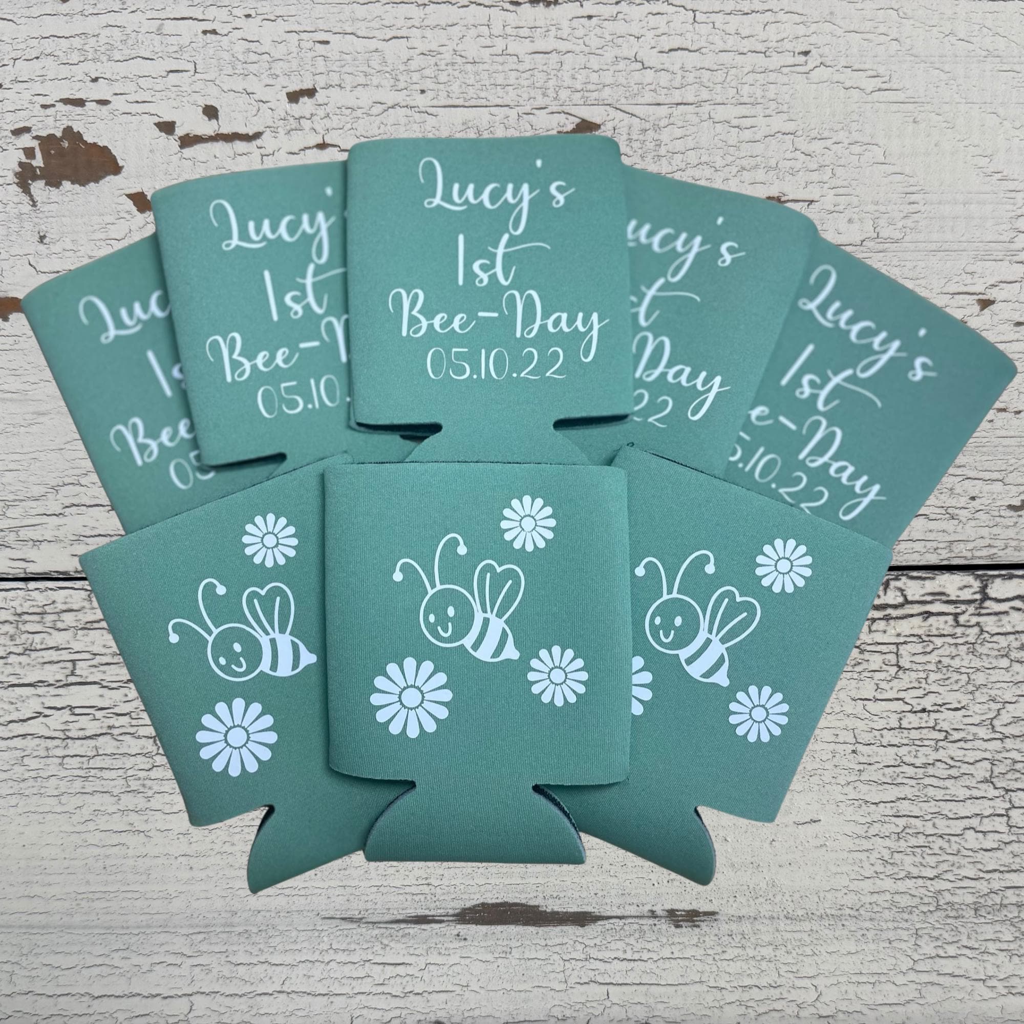 Custom Can Coolers: Personalized Wedding, Bachelorette Party Favors