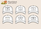 Custom Embroidered Bachelorette Bachelor Trucker Hat: 90s Party Bride Cap