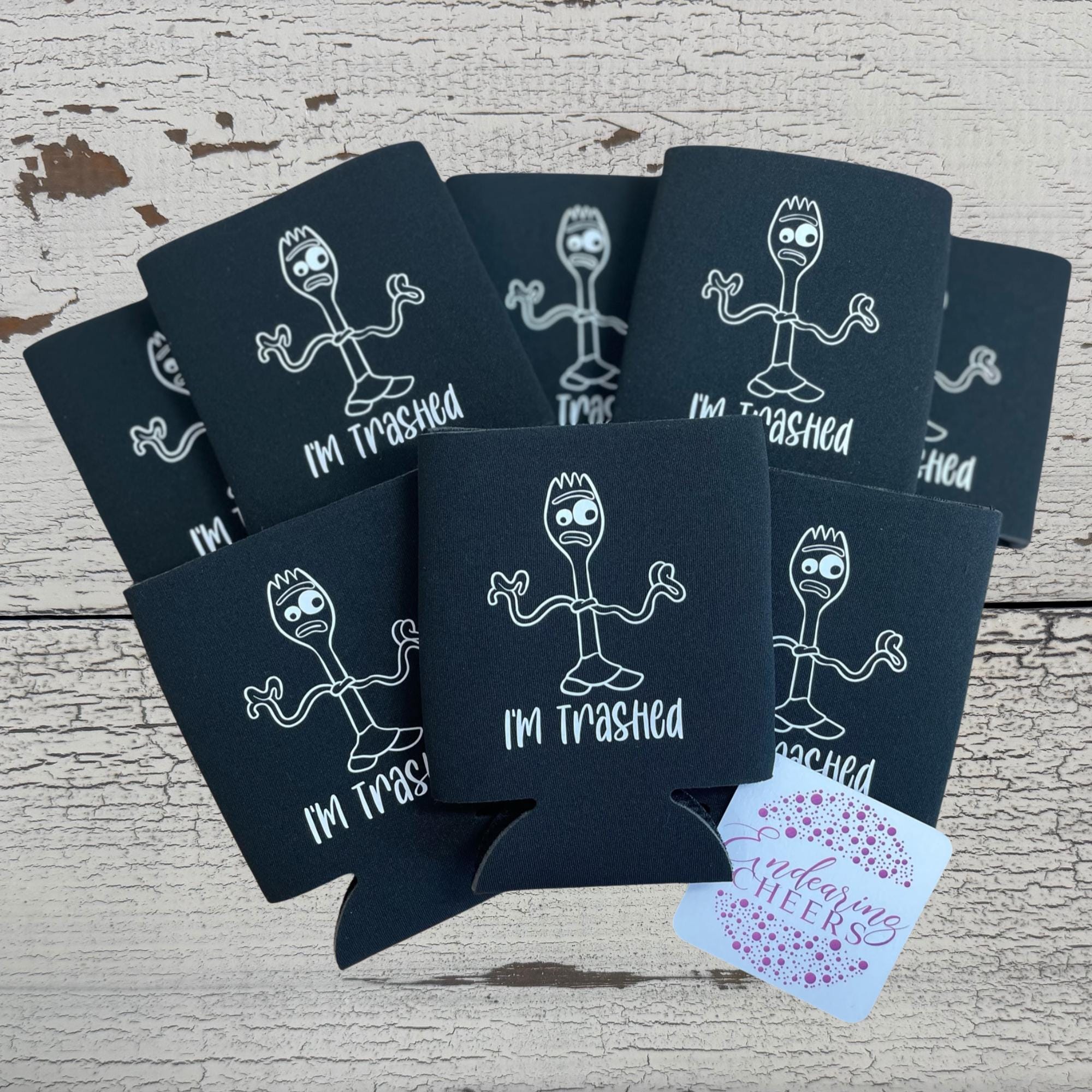 Custom Can Coolers: Personalized Wedding, Bachelorette Party Favors