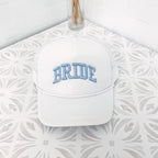 Personalized Bride Hat, Puff Embroidered Custom Bride to be gift - BRIDEF-EM