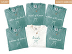 Bridal Party Comfort Colors® Shirt, Bridesmaid Proposal Gift, Maid Of Honor Tee, Matching Wedding Shirt, Wedding Party Bachelorette Shirt