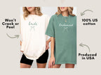 Bridal Party Comfort Colors® Shirt, Bridesmaid Proposal Gift, Maid Of Honor Tee, Matching Wedding Shirt, Wedding Party Bachelorette Shirt