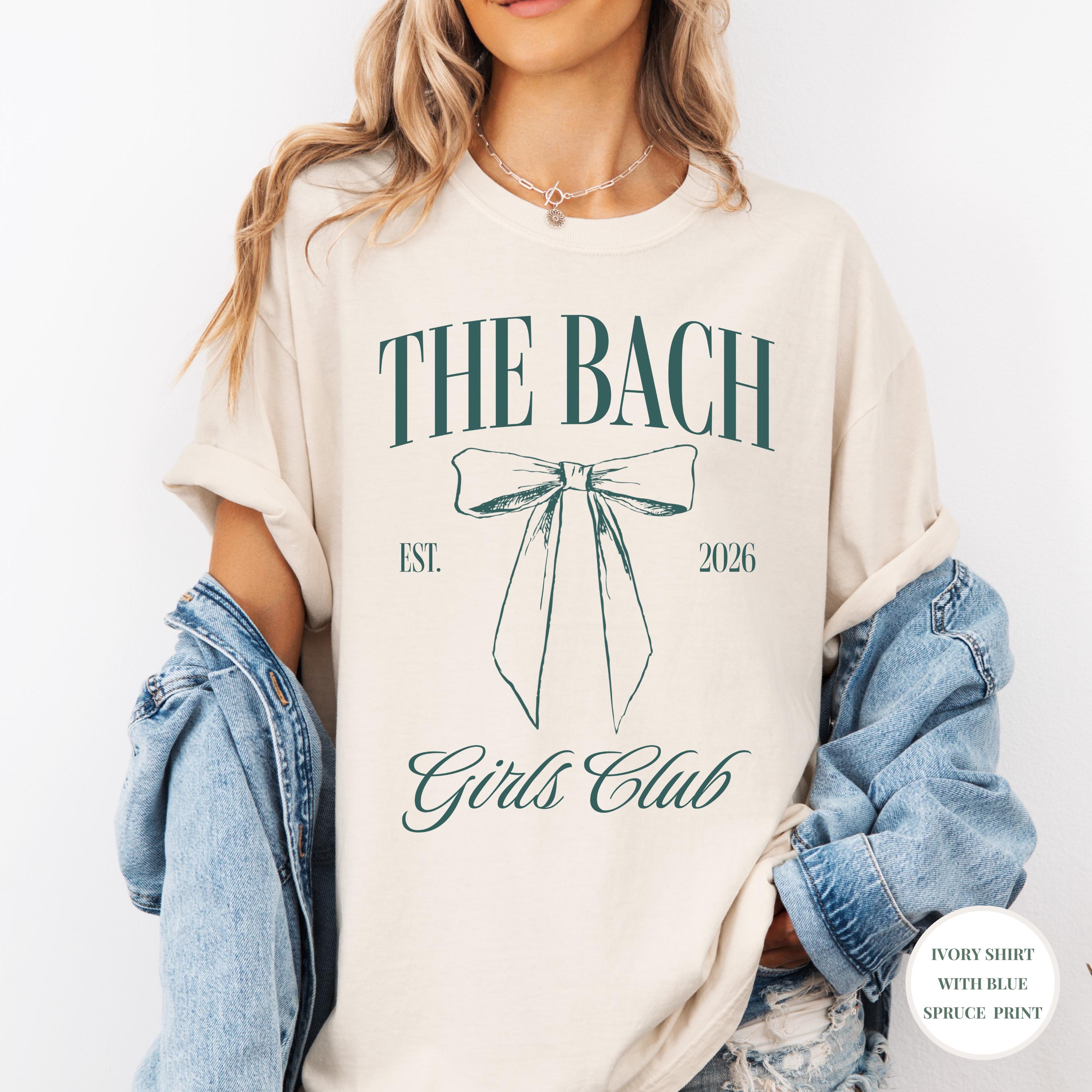 Personalized Coquette Bow Girl's Bachelorette Shirts