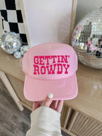 Getting Rowdy Trucker Hat, Getting Hitched Custom Hats